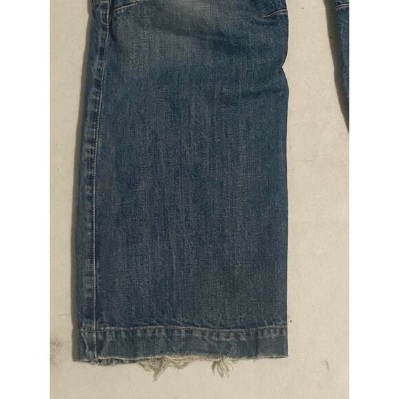 Armani Jeans Y2K Baggy Cargo Denim Made in Romania - Picture 5 of 11